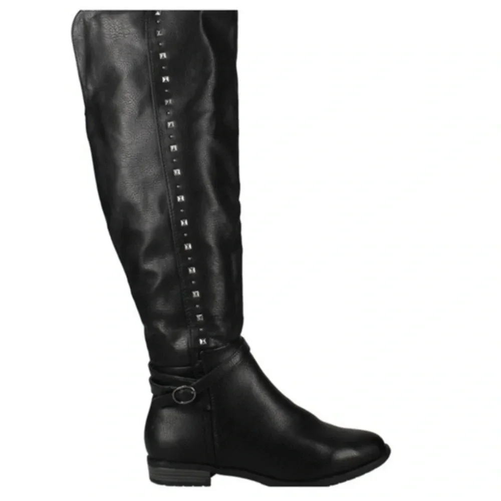 Rialto Ferrell Over The Knee Black Boots Size 6